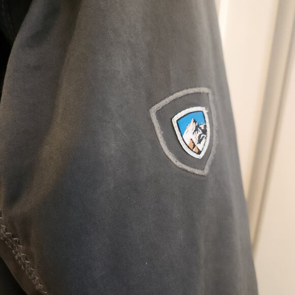 KUHL Lena Insulated Quilted Jacket Womens Large Gray Blue Full Zip Projekt Coat - Picture 4 of 10